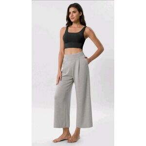 Ododos Modal Soft Wide Leg Cropped Casual‎ Pants Coastal Grandmother Core